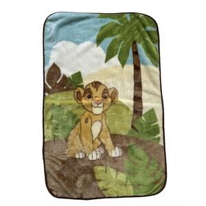 Lion King Simba Baby Kids Blanket Soft Minky Nursery Crib Fleece Throw Disney